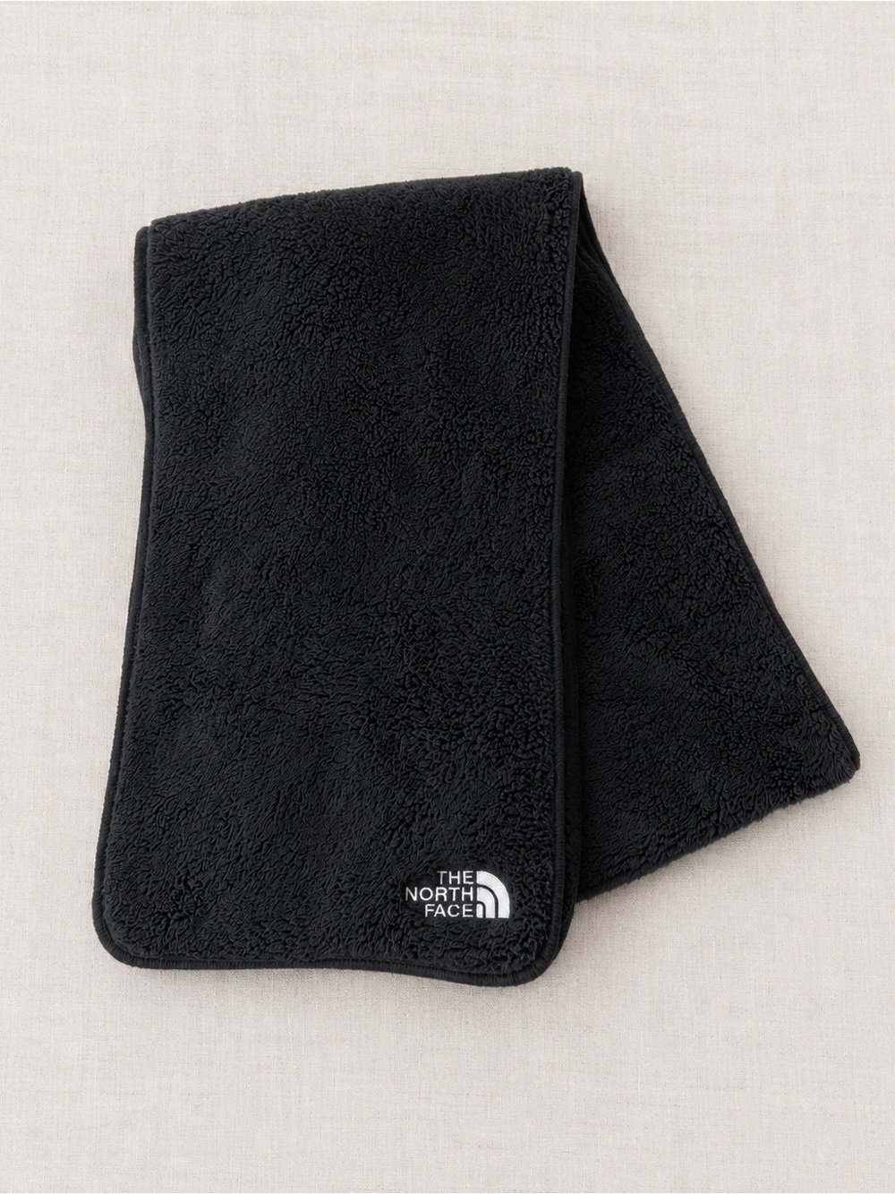 The North Face Black Fleece Scarf Soft Winter Outdoor Unisex